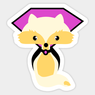 Count Foxula Sticker